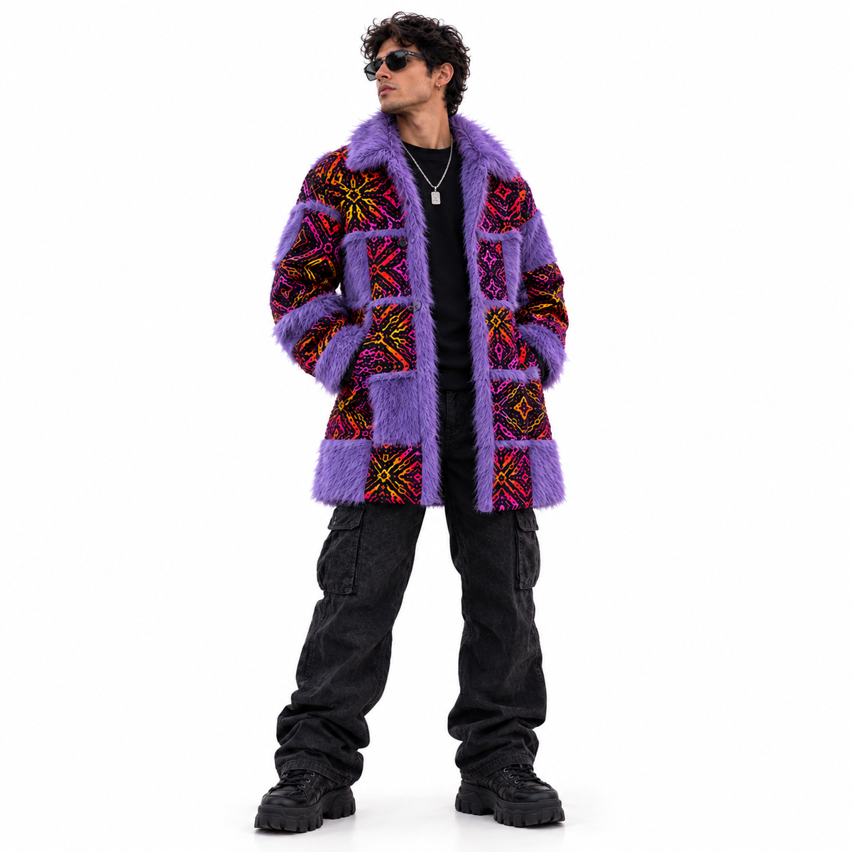Purple Jace Rave Coat